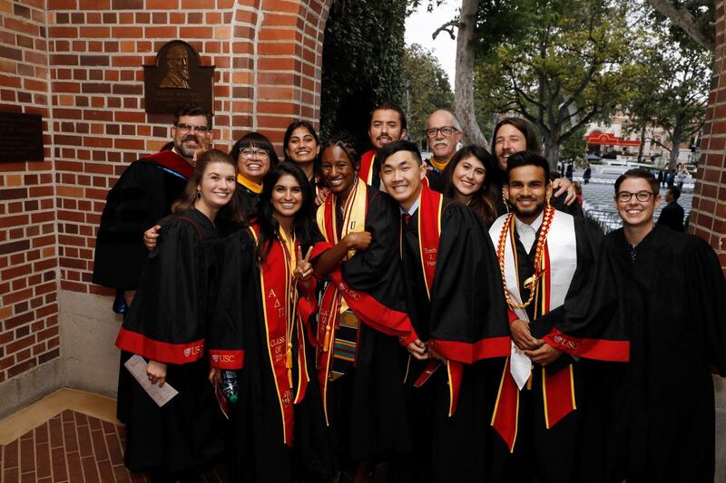 Enjoying the Class of 2019's Baccalaureate celebration at University of Southern California, where I have spent a few years working with students interested in interfaith dialogue, relationship, and connection.